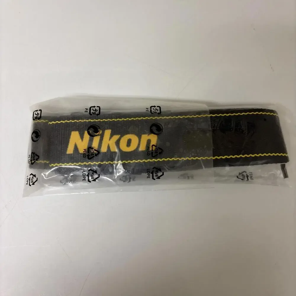 [New] Nikon Camera Strap Black Yellow 4cm